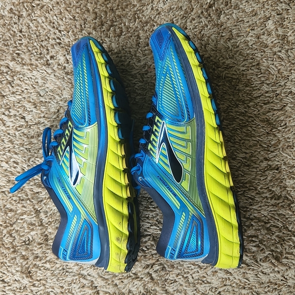 Brooks Glycerin G13 superDNA 3D Fit Print Men's 10.5 D Blue-Lime - Picture 4 of 8